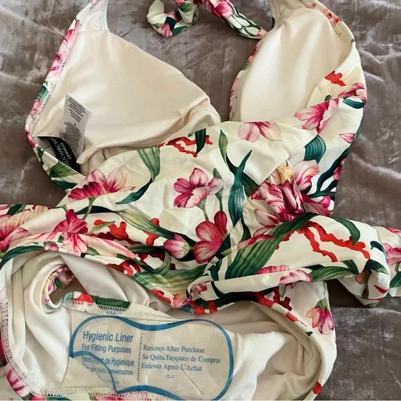 Carmen Marc Valvo Floral Swim One Piece - Picture 5 of 5